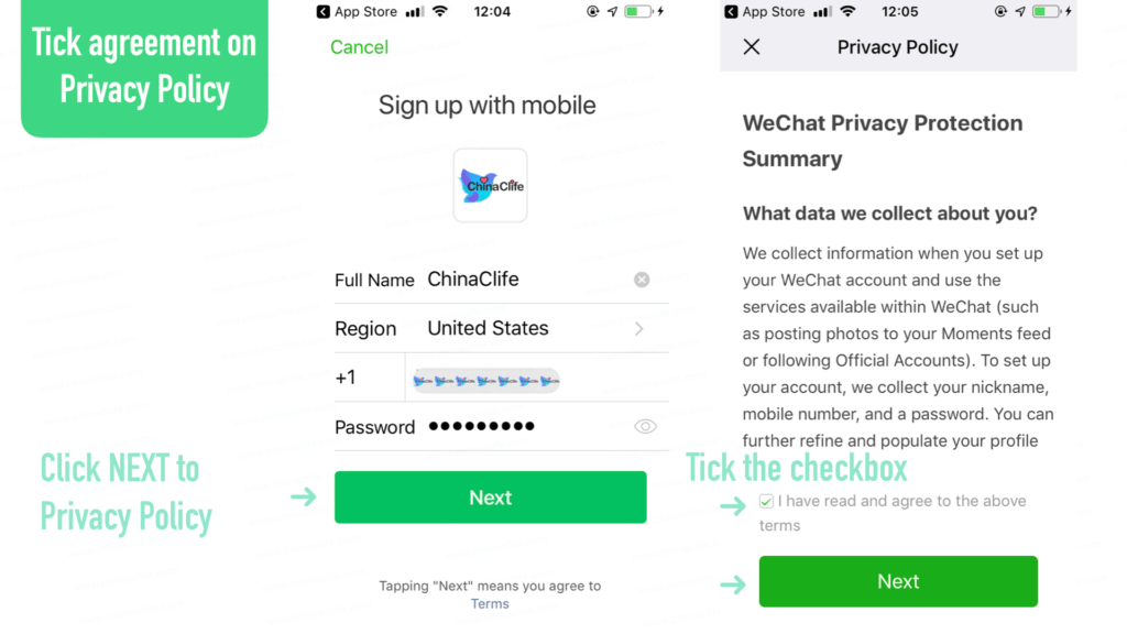 register WeChat account with mobile phone, register WeChat 2019, sign up WeChat 2019