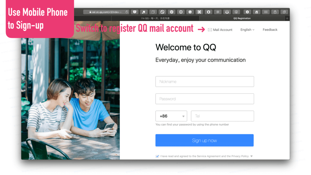 register QQ account 2019, sign up QQ 2019, sign up QQ International, QQ account for pubg, register QQ with mobile phone, register QQ account overseas, register QQ account 2020