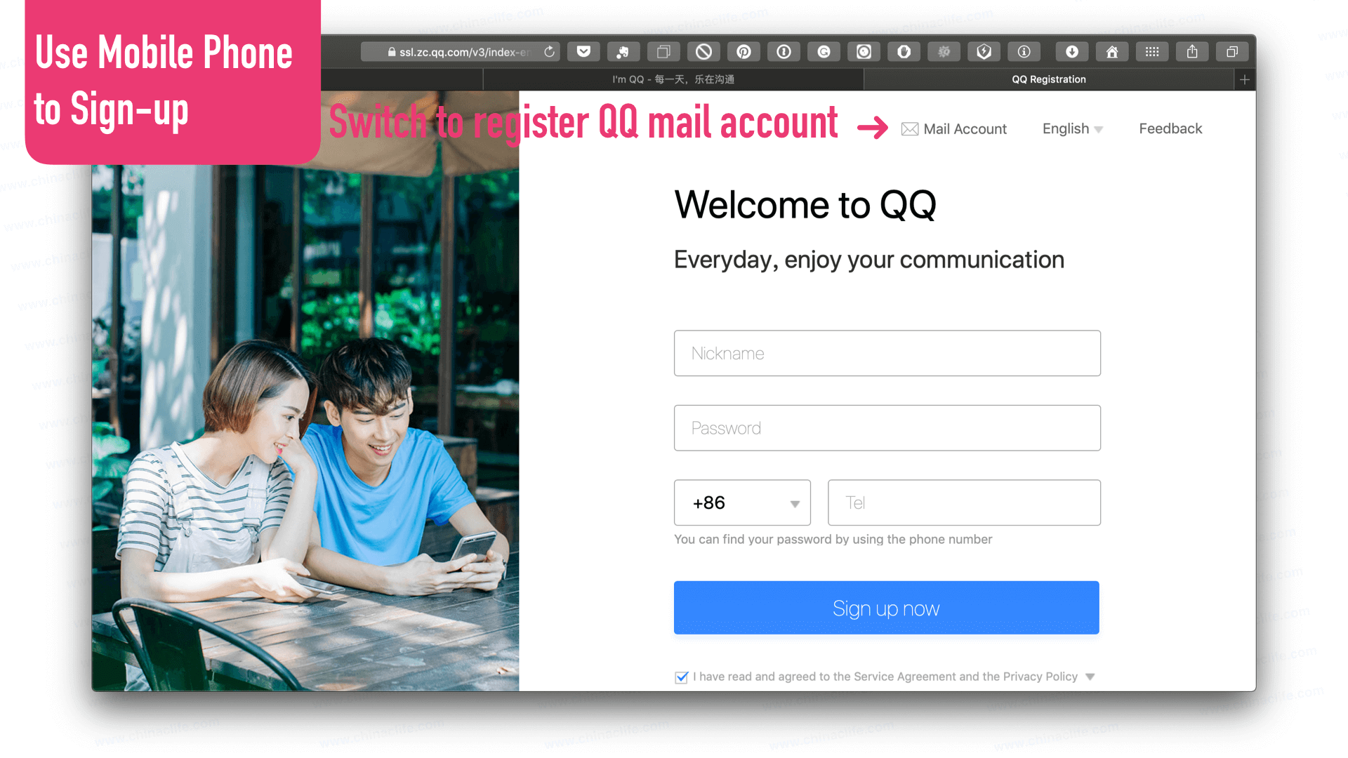 How to sign in and sign out of QQ Mail