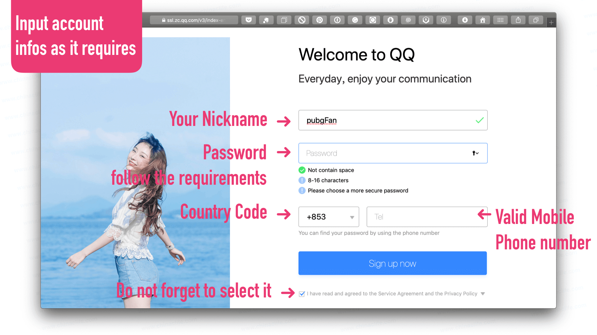 Qq with wechat id login Set up