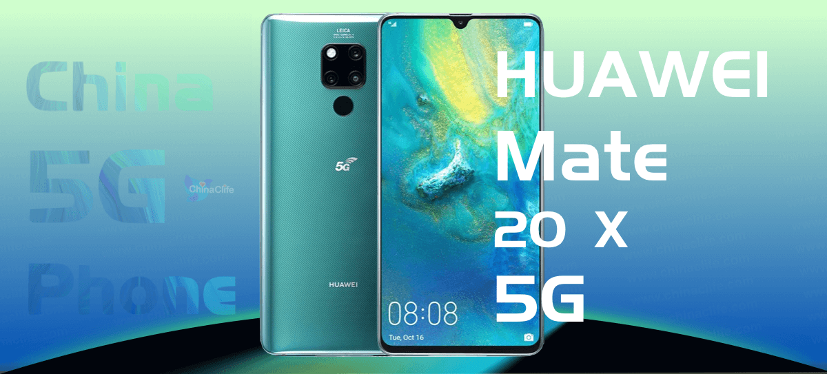 Chinese 5G mobile phone 2019 - Huawei Mate 20 X 5G, Chinese 5G mobile phones, early Chinese 5G phones list, China 5G mobile phone list
