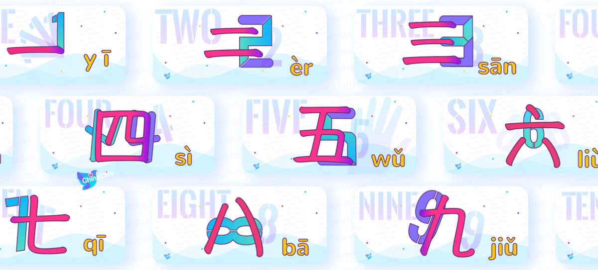 Learn Chinese Numbers 1 To 10 Intelligently With Visual Tricks 巧学中文数字1 10 China Clife