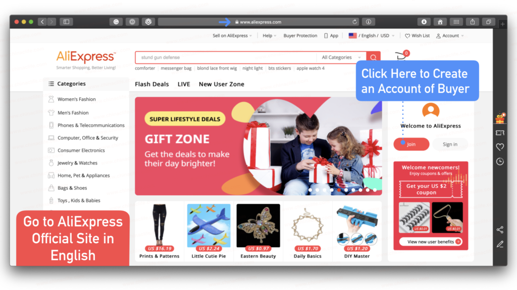 Learn How to Register AliExpress Buyer Account 2020