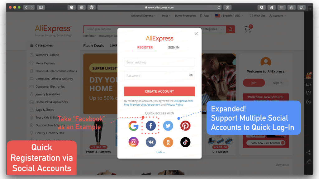 Learn How to Register AliExpress Buyer Account 2020