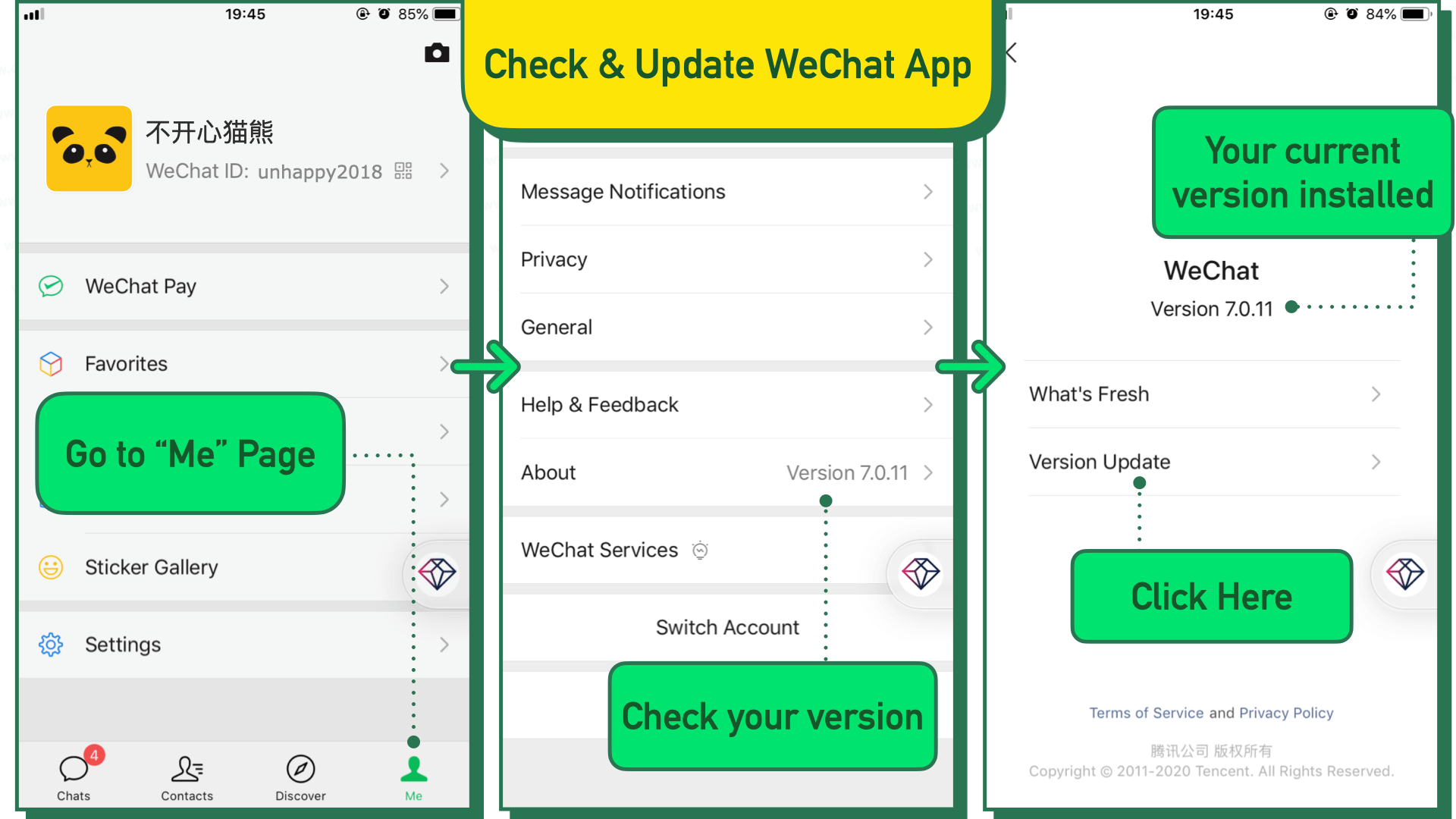 How to Change and update WeChat ID 2020.